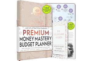 FREEDOM MASTERY Financial Planner & Monthly Budget Planner and Monthly Bill Organizer - 12 Month Journey to Financial Freedom, Monthly Budget Book Planner | Much More Then Just a Budgeting Planner or Finance Planner
