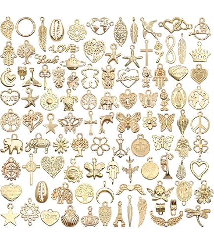 SUNNYCLUE 1 Boîte De 30 Breloques En Forme De Nœud En Émail 5