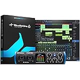 PreSonus Studio 24c, 2 Eingänge/2 Ausgänge, 192 kHz, USB-C Audio Interface mit software bundle inklusive One Artist DAW, Able