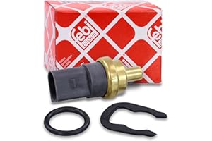 febi bilstein 29318 Coolant Temperature Sensor with seal and retaining spring, pack of one
