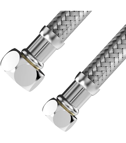 uxcell Raccordo in ottone per tubo flessibile, 1/2 x 3/8 NPT femmina