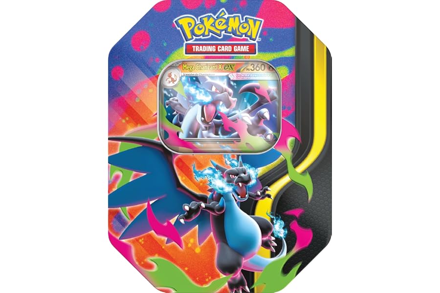 Pokémon: GCC Pokémon Mega Charizard/Mega Charizard X-ex Collector's Box (Four Expansion Packs and One Holographic Promotional Card), Italian Edition