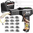 200W Wireless Plastic Welder - 5000mAh USB Rechargeable with 1050 Hot Staples, Portable Car Bumper Repair Kit