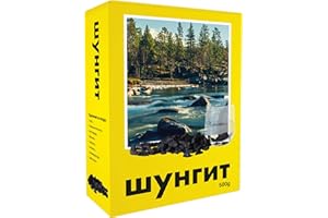 Wessper Piedras de Agua Rusas Regulares de Shungite para purificación y desintoxicación, 500g