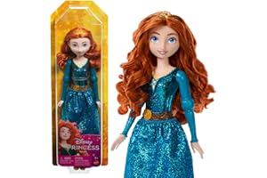 Mattel Disney Princess Merida Muñeca Princesa película Brave, Juguete +3 años (HLW13)