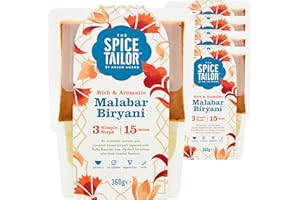 The Spice Tailor, Biryani Kits, Malabar Biryani in 15 Minutes with 3 Simple Steps, 360 g Packet (Pack of 5)