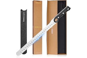 ZLemma Artisan - Couteau à jambon - Couteau à découper - 30 cm - Couteau à viande et à barbecue - En acier allemand - Poignée ergonomique avec fourreau