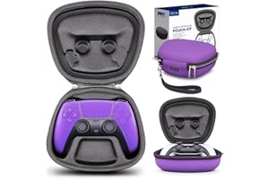 sisma Funda rigida Compatible con Mando Wireless de PS5 DualSense Estuche de Viaje para Guardar y Proteger Control inalámbrico Original de Playstation 5