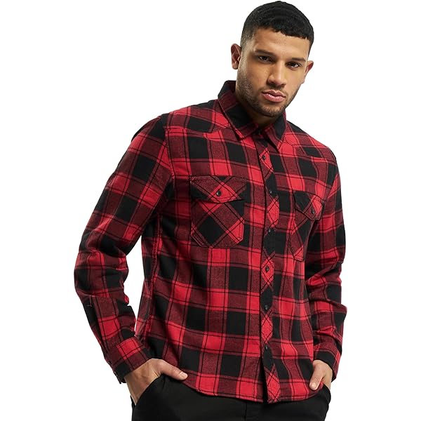 Chemise Homme Brandit Corduroy Classic - Manches Longues, Coupe Regular - Tissu Velours Côtelé