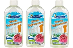 AQUA CLEAN - DIREKT VOM HERSTELLER AQUA CLEAN Wäsche Duftkonzentrat 3x250ml (Wilde Rose)