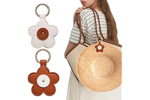 EACHPT Hat Clip for Bag Travel, Strong Magnetic Hat Cip 2Pcs for Travel Handbag Backpack Luggage Womens Travel Accessory, Hat Clip for Hanging Sun Hat Baseball Cap Sunglasses Car Key