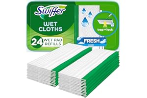 Swiffer Sweeper Wet Mopping Cloths, Open-Window Fresh, 24 count