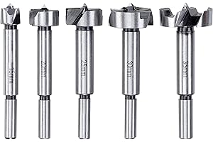 kwb - Juego de 5 brocas de bisagra 15-35mm