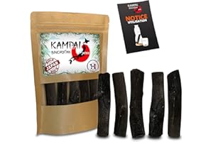 kampai Véritable Binchotan Japonais Bio [30gr x5-150gr] Filtre 1.5L / baton Charbon Actif Bois Vegetal - Pour Purifier Eau du Robinet en Bouteille/Carafe Filtres Purificateur Bichotan