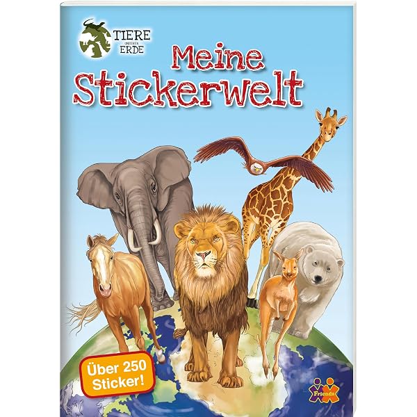 240 Tier-Sticker Set Mit Album – Selbstklebende Aufkleber Für Kinder, Mädchen & Jungen, 3x80 Stück