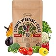 Navika Seeds 10 Packets Of Organic & Hybrid Summer Vegetable Seeds For Home Garden & Planting For Pots And Patio- Includes Free Growing Guide For Kitchen Gardening (10 Summer Vegetables Seeds)