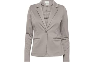 ICHI IHKATE BL Damen Blazer Kurzblazer Jacke EIN-Knopf-Blazer mit Stretch und Reverskragen