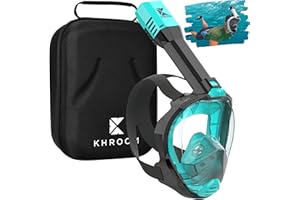 Khroom Seaview Pro maska do snorkelingu dla dorosłych, nasza najlepsza maska do nurkowania, bezpieczna dla CO2, znana z YouTube, maska na całą twarz, również dla dzieci
