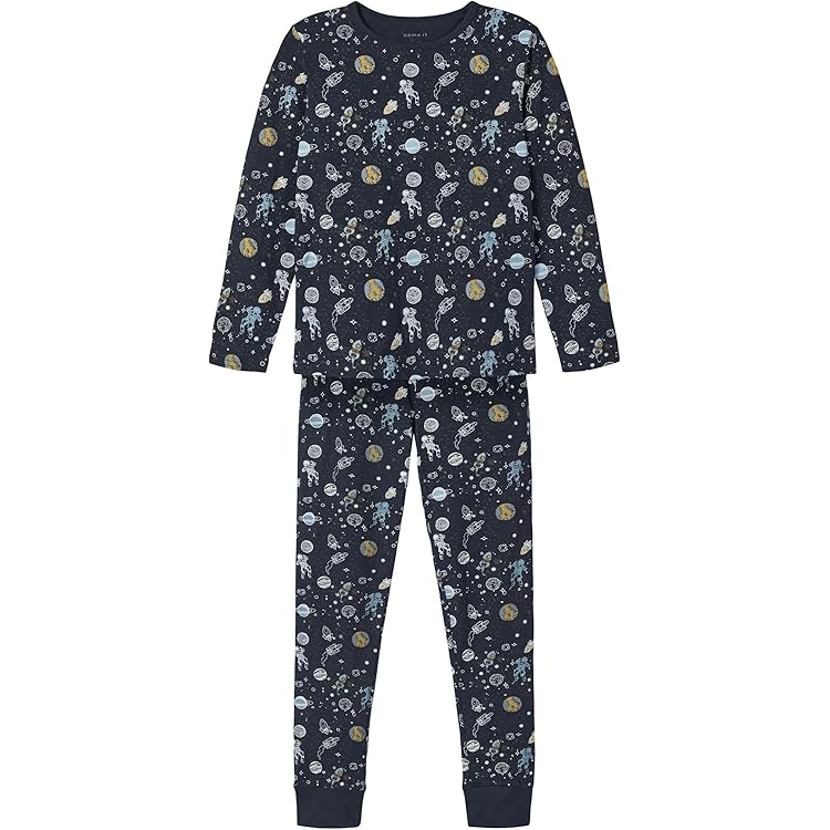 NAME IT Schlafanzug Für Mädchen - Gemütlicher Minnie Mouse Nachthemd