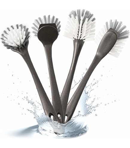 5-teiliges Reinigungsbürsten-Set Für Herd & Backofen – Mit Edelstahl-, Messing- Und Nylonbürsten & Schaber