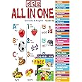 Kannada All in one Book For Kids - Early Learning on Kannada Alphabets, Numbers, Fruits, Actions, Colors, Parts of body, Our helpers, Shapes, Opposites and many more