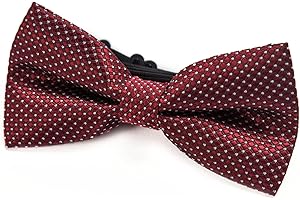 DonDon Pajarita para Hombre de lunares elegante con gancho con nudo y ajustable disponible