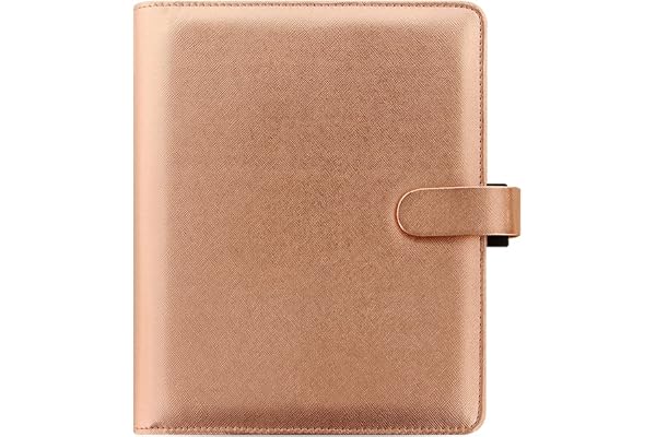 Filofax Saffiano Organiseur personnel A5 – Doré rose (import anglais)