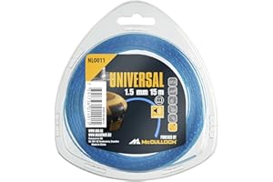 MCCULLOCH Universal Żyłka do podkaszarki 1,5 mm x 15 m, NLO011: Żyłka zapasowa do podkaszarki, długość 15 m, Ø żyłki 1,3 mm, opatentowana technologia do cichej pracy (nr artykułu 00057-76.163.11)