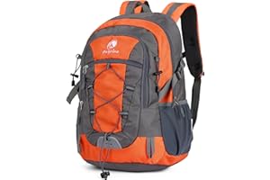 Outplea 25L Mochila Senderismo, Mochila Trekking para Hombres Mujeres con cubierta de lluvia, Mochilas de Marcha Ultraligera para Montaña Acampada Camping Actividad al Aire Libre