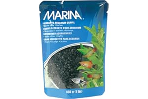 Marina Dekoracyjny żwir do akwarium, 450 g, czarny