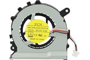 vhbw CPU/GPU Lüfter kompatibel mit Samsung NP530U3B, NP530U3C, Ativ Book 5, NP530U4E, NP532, NP530 Notebook Laptop, mit 3-Pin-Stecker