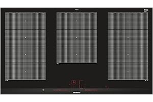 ‎SIEMENS Siemens EX975LXC1E iQ700 Induktionskochfeld, 91,2 cm breit, varioInduktion freie Platzwahl, power Move Plus voreingestellte Leistungsstufen, powerBoost schnelleres Kochen