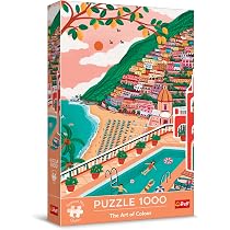Puzzle Trefl Premium Plus – The Art Of Colour – 1000 Pièces – Image Chaleureuse Chats Et Plantes – Certifié FSC – Dès 12 Ans