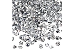 TOAOB THE ONE AND ONLY BABY TOAOB 12000pcs Silver Tone Table Scatter Crystals Acrylic Diamonds Rhinestones 3mm for Table Decorations Wedding Decoration Bridal Shower Decoration