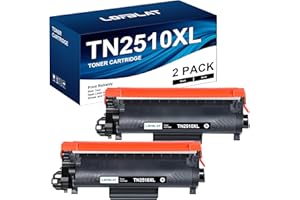LOFBLAT TN2510XL TN2510 XL Toner compatibile per Brother TN-2510 XL TN-2510XL per MFC-L2800DW MFC-L2835DW MFC-L2827DW MFC-L2860DW DCP-L2620DW DCP-L2665DW DCP-L2660DW HL-L2400DW HLL2445DW (Nero,2-Pack)