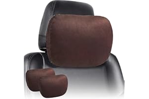 MAGIC SELECT 2 x Car Headrest Neck Support for the Backrest Driver's Neck Pillow for the Car, Comfortable, Soft, Breathable that Relieves Neck Pain on Long Drives