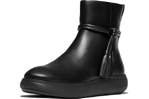 Fitflop dam Iq-comff Tassel Leather Short BootsKänga