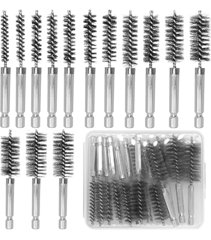 Brosse De Nettoyage Tube – 17 Cm De Long, 20 Mm Diamètre – Fil Acier Inox – SODIAL