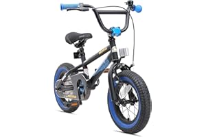 BIKESTAR Vélo Enfant pour Filles et garçons à partir de 3, 4, 5, 6 Ans | 12", 16", 20", BMX Freestyle | Vélo pour Enfants | Test sans Risque