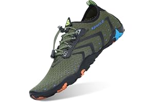 SAGUARO Chaussure Aquatique Homme Chaussures de Natation pour Femmes Chaussures de Plage Chaussures de Yoga Chaussures Antidérapantes à séchage Rapide d'eau Chaussures pour Légère Fitness