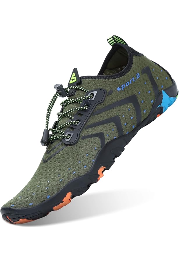 SAGUARO Unisex blotevoeten-schoenen outdoor teenschoenen met brede teenbox & zero-drop zool, maten 36-48, 42 EU