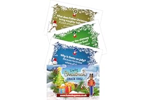 HANNAH'S GAMES Rude Cracker Fillers For Adults - Funny Rude Jokes For Homemade Christmas Crackers Or Rude Advent Calendar For Adult Xmas Fun And Games! Novelty For Office Party Or Dirty Secret Santa Stocking Filler