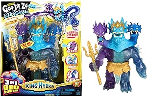 Heroes of Goo Jit Zu Deep Goo Sea King Hydra Figurine Triple Attaque Pouvoir Gluant 3 en 1. avec Effets de Combat Lumineux et sonores !