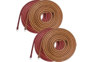 dancepandas Nähmaschine Riemen 4PCS Durable Rindsleder Nähmaschine Gürtel Leder Antriebsriemen für Vintage Home Pedal hausieren Typ Nähmaschine Ø5mm 1,83 Meter