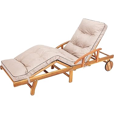 Cuscino Per Sedia A Sdraio - 53x150/160/170 Cm Per Esterno - Foto 4