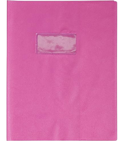 Protège-cahier ELBA - Format 17x22 Cm - Violet - Plastique Opaque Sans Phtalates - 10