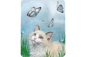 Deluxebase Calamita 3D LiveLife - Bambole & Farfalle Calamita da Frigorifero 3D Lenticolare con Gatti. Decorazioni magnetiche per Bambini e Adulti con Opera d'Arte della celebre Carol Cavalaris