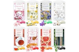 LA BELLEFÉE Cera perfumada se derrite Cubos de Cera de Soja Arománticos Aliviar el Estrés Aromaterapia Regalo Cumpleaños Madre (Planta de flor y fruto)