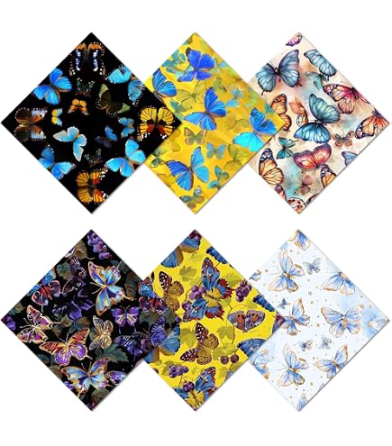 Lot De 6 Chiffons Microfibre Motif Chat - 15,5x15,5 Cm, Pour Lunettes, écrans, Téléphone, Objectifs - Multicolores