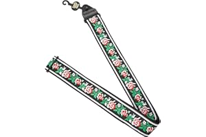 Ernie Ball Sangle en jacquard, motif rose d’hiver